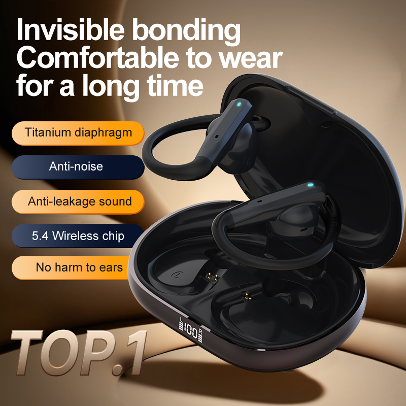 Earbuds Charging Case - Nieuwste TWS-hoofdtelefoon met dubbele microfoon, ENC,