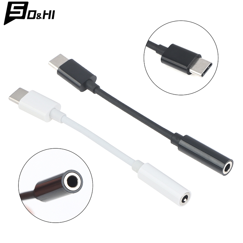 Earphone Splitter Jack - Type-C Naar 3.5Mm Aux Jack Oortelefoon