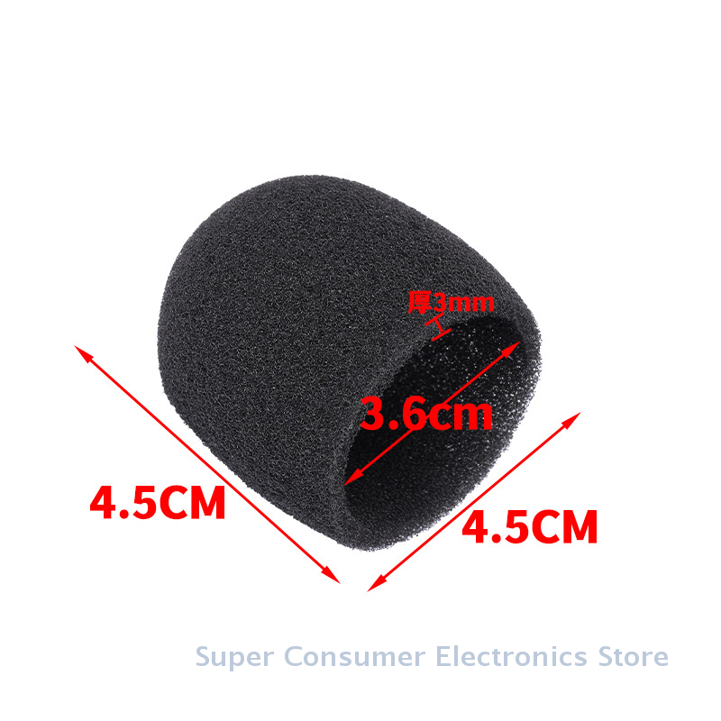 Shure Mic Mv7 - Foam Studio Voorruit Microfoon Cover Bescherming