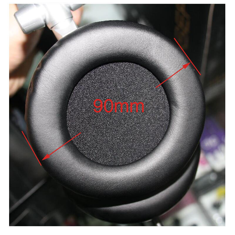 Earphone Foam Tip - 2 stks/paar 90mm Lederen Oortelefoon Schuim