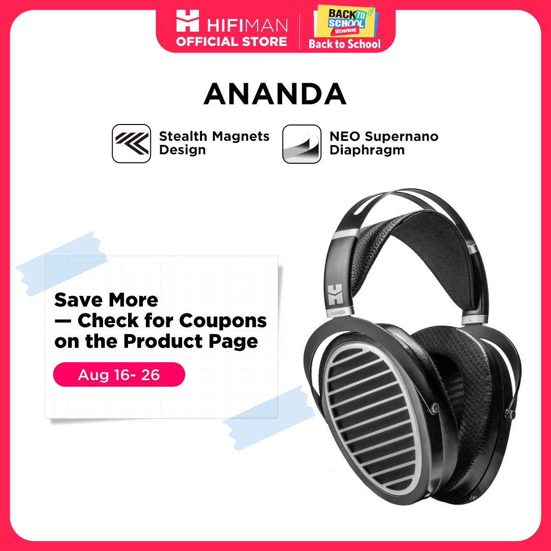 Audiophile Headphone Wired - Gerenoveerd: HIFIMAN Ananda Stealth Magnet Version