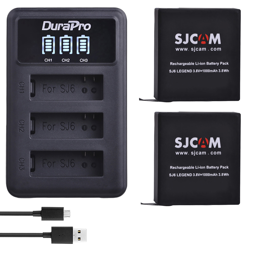 Shure Mic Mv7 - Durapro 2Pc 1000Mah Originele Sjcam Sj6