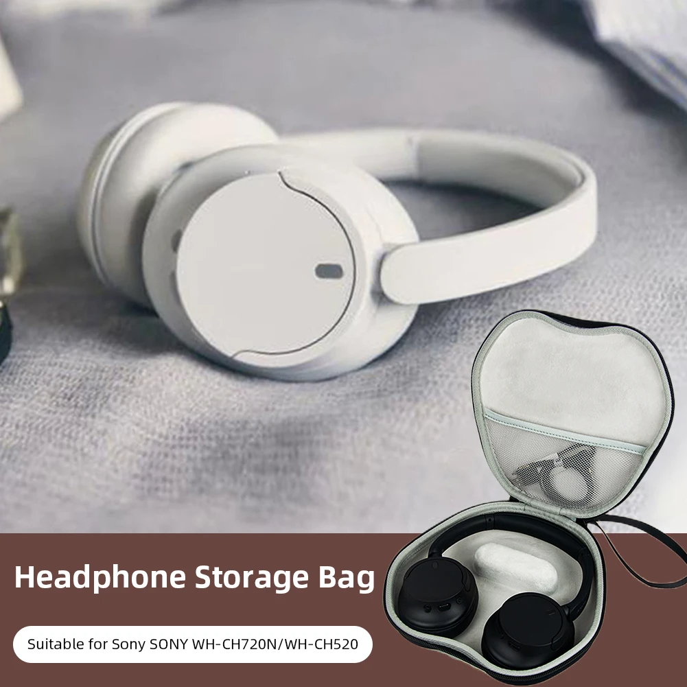 Sony Headphone Wh-1000Xm4 - Harde Eva Hoofdtelefoon Draagtas Met Haak