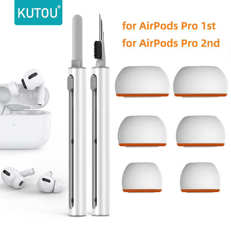 Earphone Foam Tip - KUTOU Memory Foam Oordopjes voor Airpods