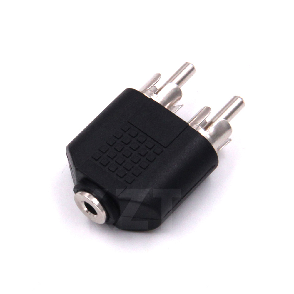Earphone Splitter Jack - 3.5mm Stereo Male Naar 2 RCA