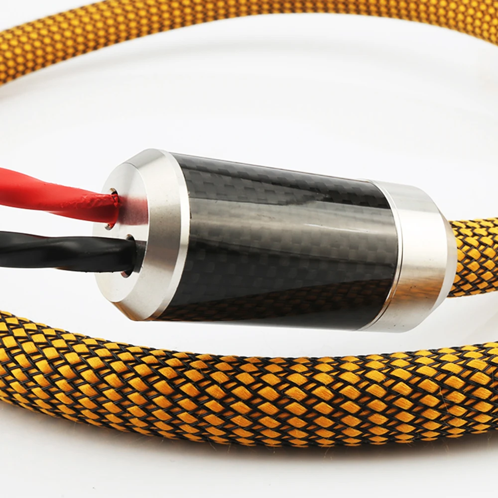 Audio Splitter Y - Hoge kwaliteit CF1606 roestvrij staal koolstofvezel