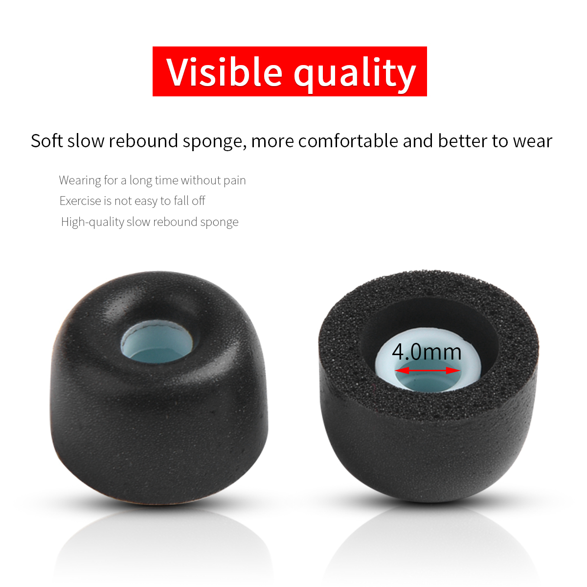 Anker Speaker Soundcore Boom 2 - 4 STUKS Memory Foam Oordopjes voor