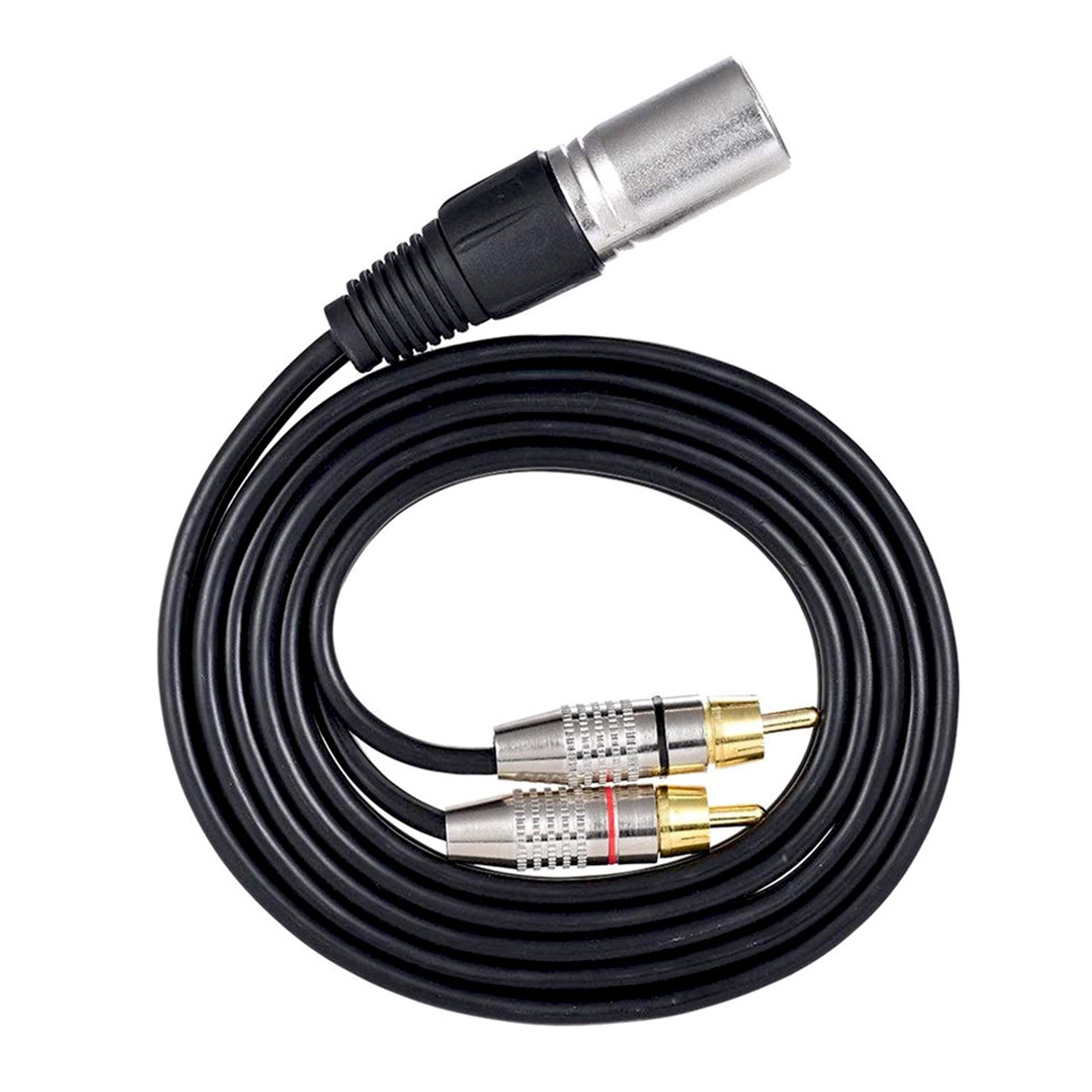 Audio Splitter Y - 1 Xlr Mannelijk Naar 2 Rca