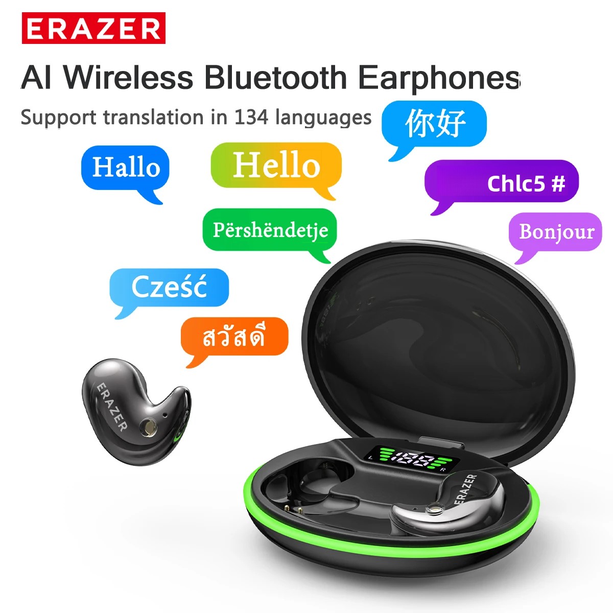Earbuds Charging Case - EARZER XF58 In-Ear Bluetooth Hoofdtelefoon Met
