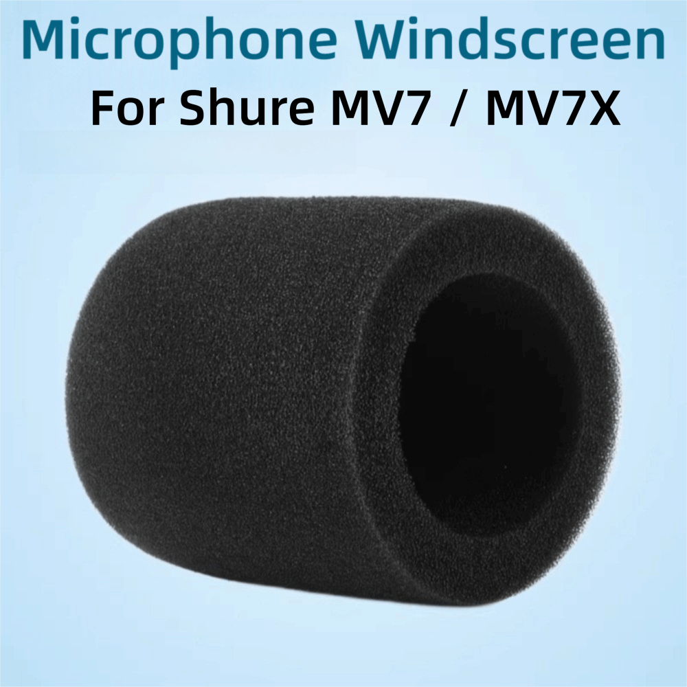 Shure Mic Mv7 - Vervangende microfoon windkap van flocking sponsfoam,