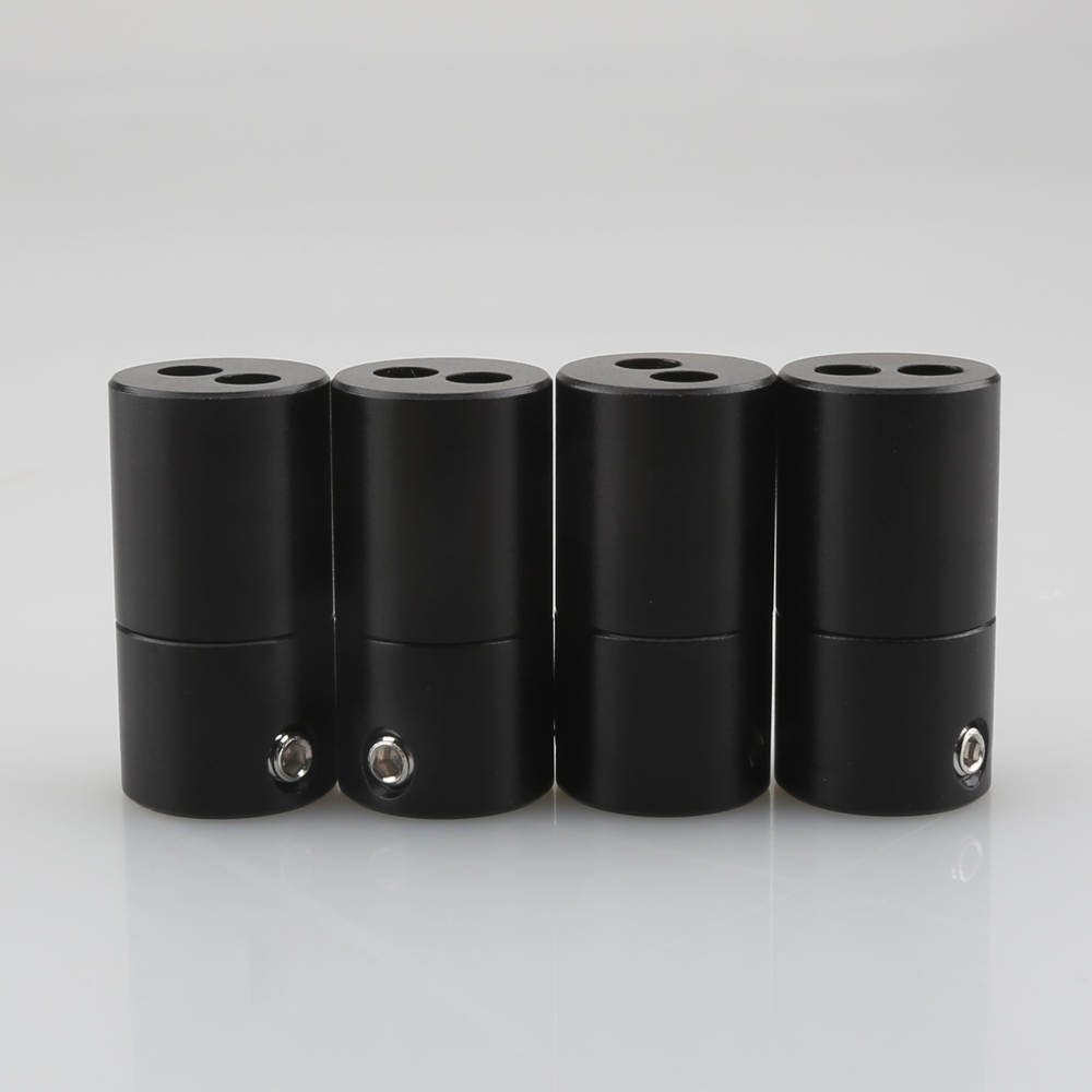 Audio Splitter Y - 4 STUKS Aluminium Hi-Fi Luidsprekerkabel Splitter