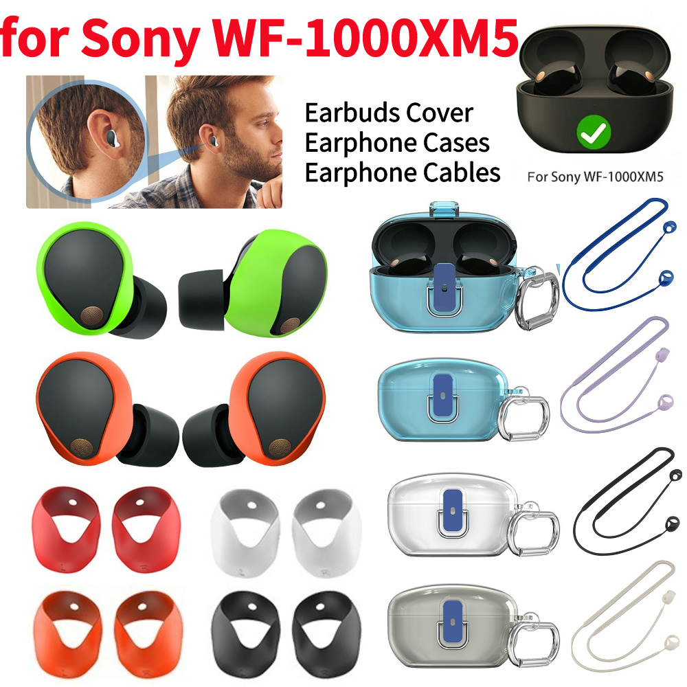Sony Headphone Wf-1000Xm5 - 5 Paar Siliconen Oordopjes Bedekken 5