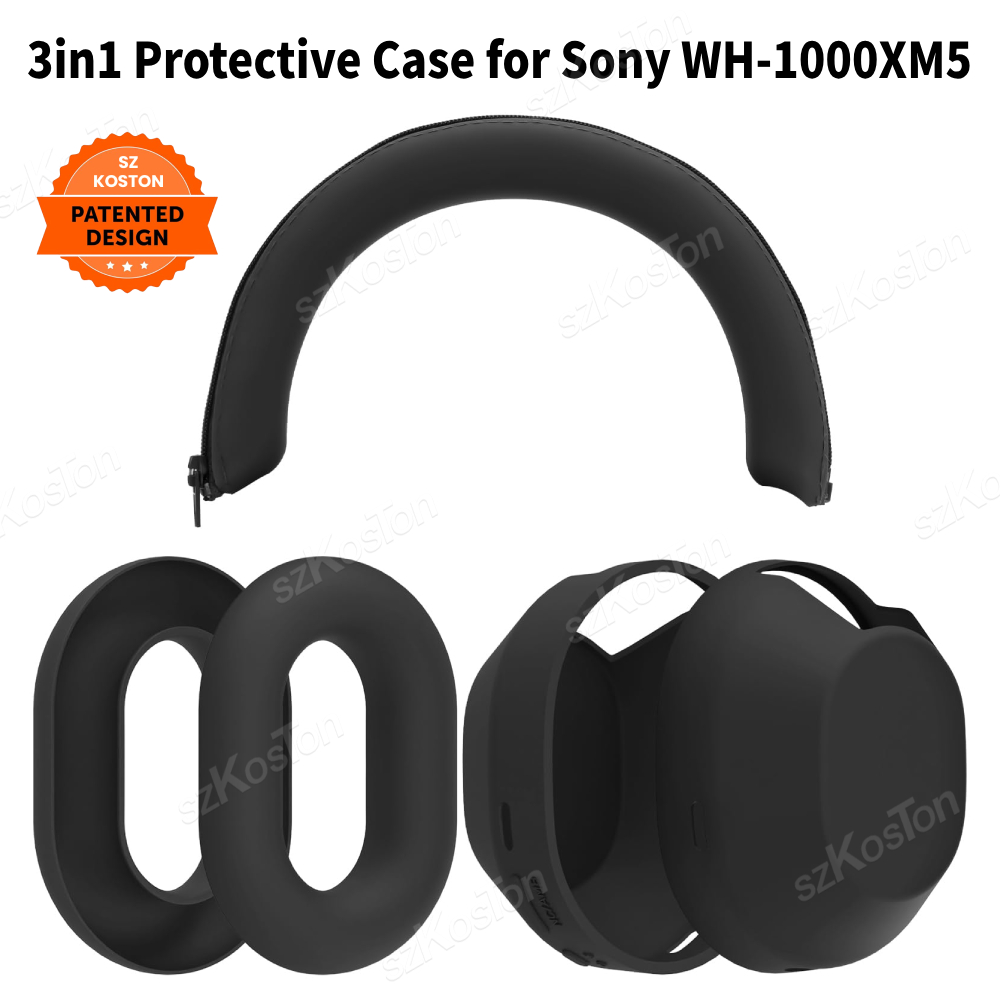3-in-1 Siliconen Beschermhoes  - Sony Headphone Wh-1000Xm5 recensie en prijs