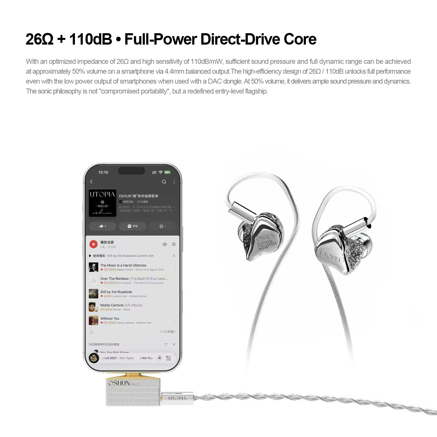 EarAcoustic Oshun Utopia LTD D - Audiophile Headphone Wired recensie en prijs