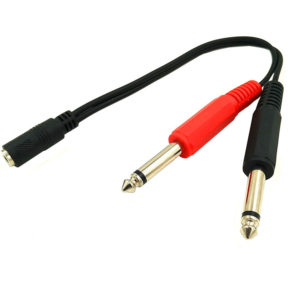 6,35 mm mannelijk naar 2, 6,35 - Audio Splitter Y recensie en prijs