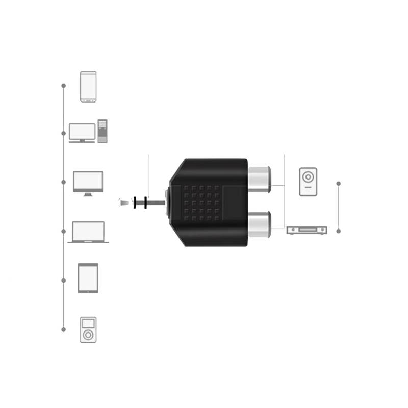 1/2/4 stuks 3.5 mm jack stereo - Earphone Splitter Jack recensie en prijs