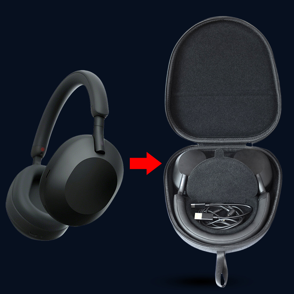 Harde reiskoffer EVA harde dra - Sony Headphone Wh-1000Xm5 recensie en prijs