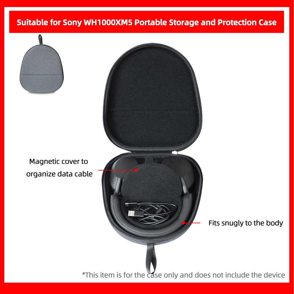 Harde reiskoffer EVA harde dra - Sony Headphone Wh-1000Xm5 recensie en prijs