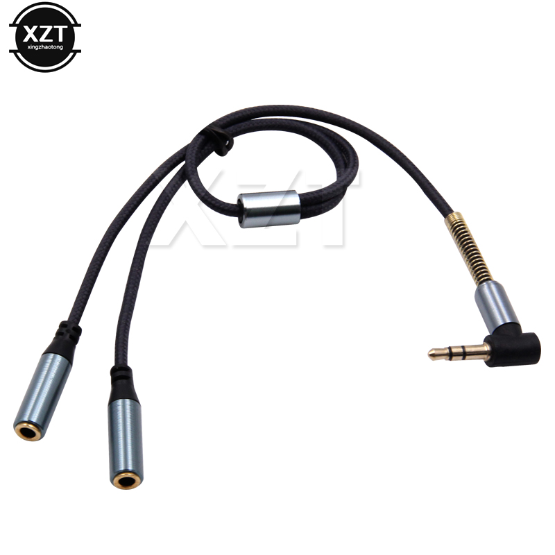 3,5 mm 1 tot 2 audio aux y spl - Earphone Splitter Jack recensie en prijs