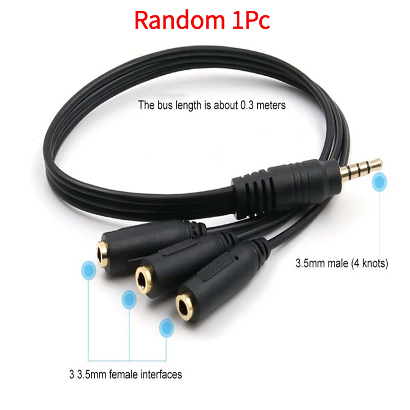 1 stuk 3,5 mm 3-weg Aux multi- - Earphone Splitter Jack recensie en prijs