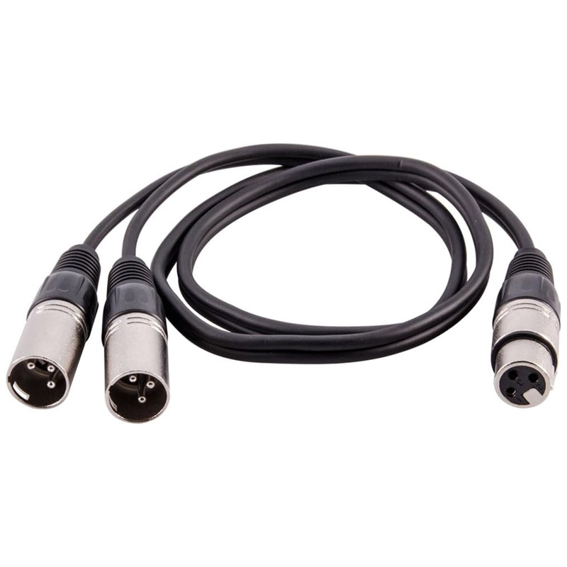 XLR Splitter Kabel 3 Pin Femal - Audio Splitter Y recensie en prijs