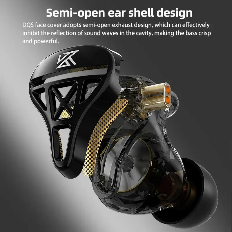 KZ DQS 1DD HiFi IEM Oordopjes  - Audiophile Headphone Wired recensie en prijs