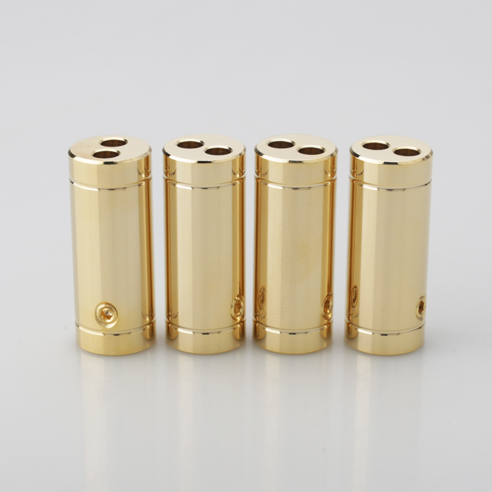 4 stuks Chroom/Vergulde Luidsp - Audio Splitter Y recensie en prijs