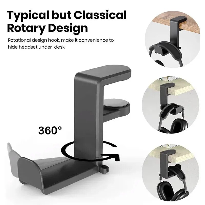 Universele Desktop 360 °   Dra - Headphone Stand Desk recensie en prijs