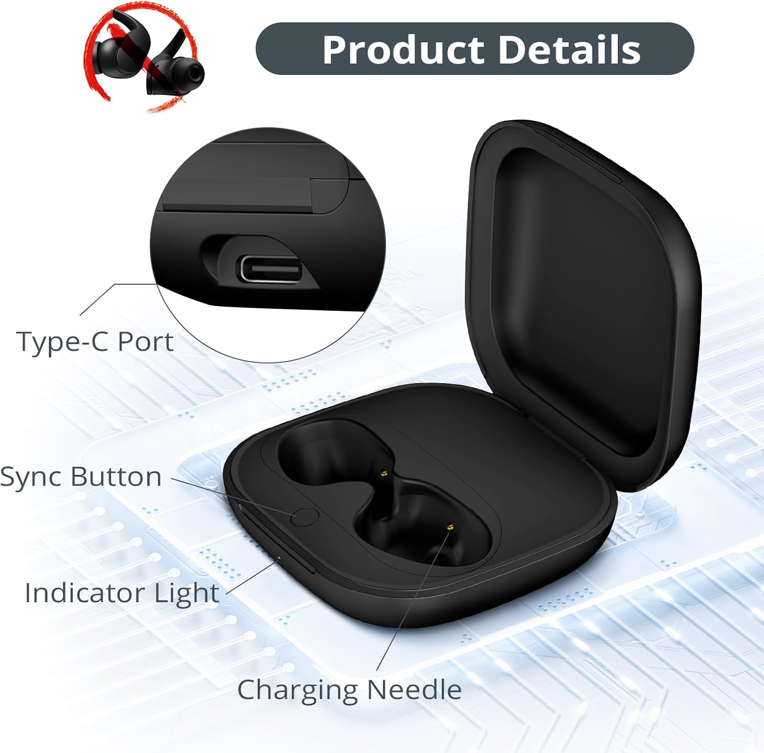 Vervangende oplaadcase voor Be - Earbuds Charging Case recensie en prijs