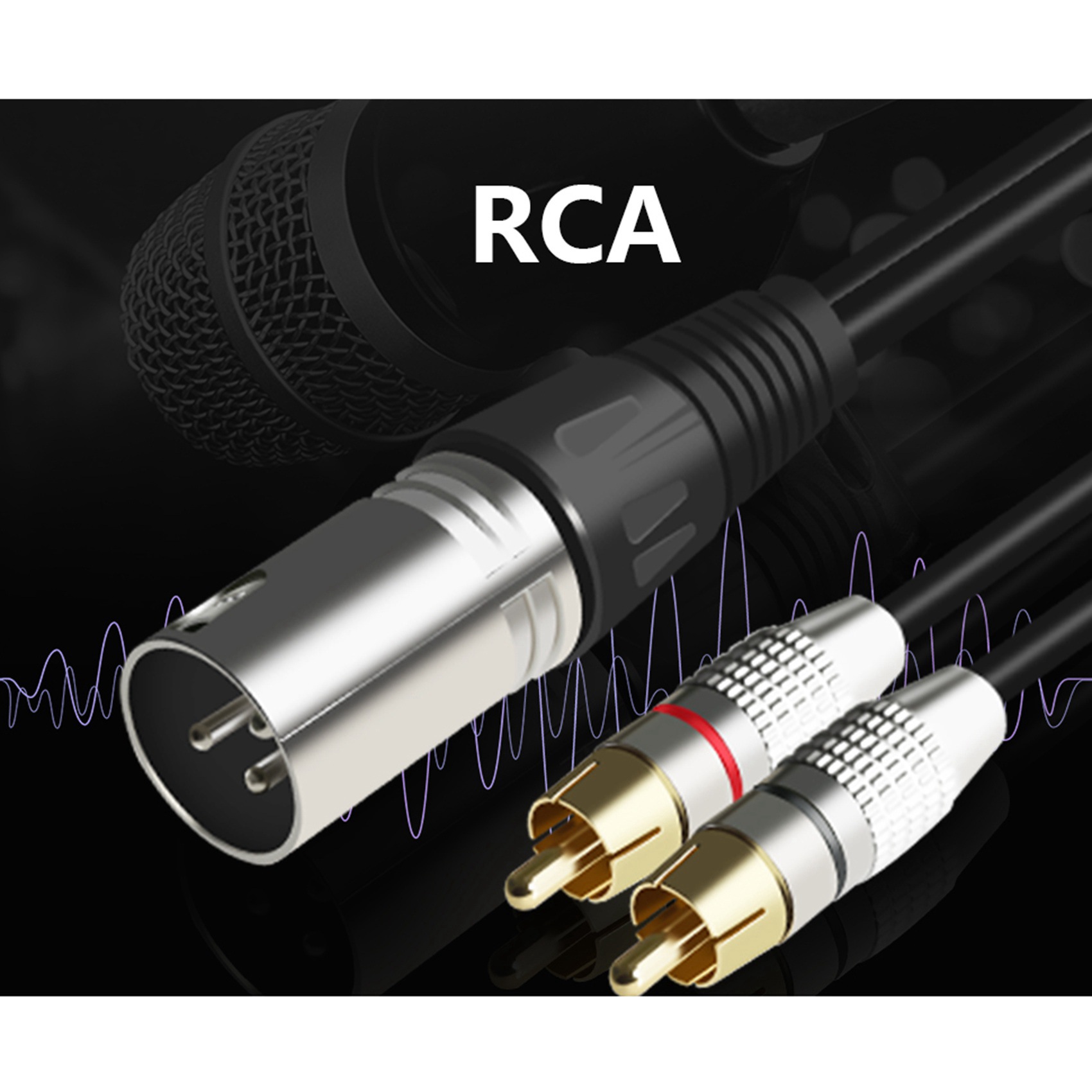 1 Xlr Mannelijk Naar 2 Rca Man - Audio Splitter Y recensie en prijs