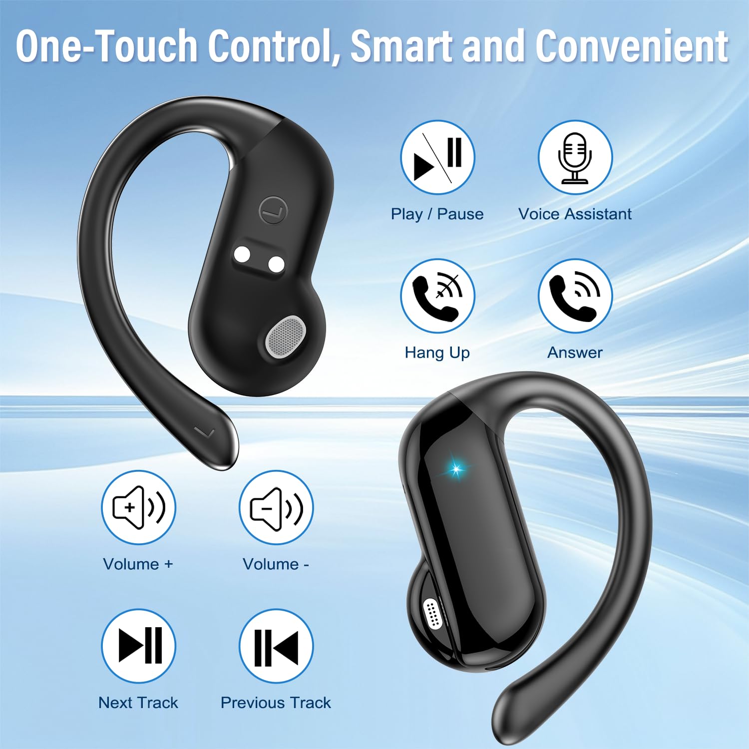 2026 Open-Ear Oordopjes Blueto - Sports Earphone Hook recensie en prijs