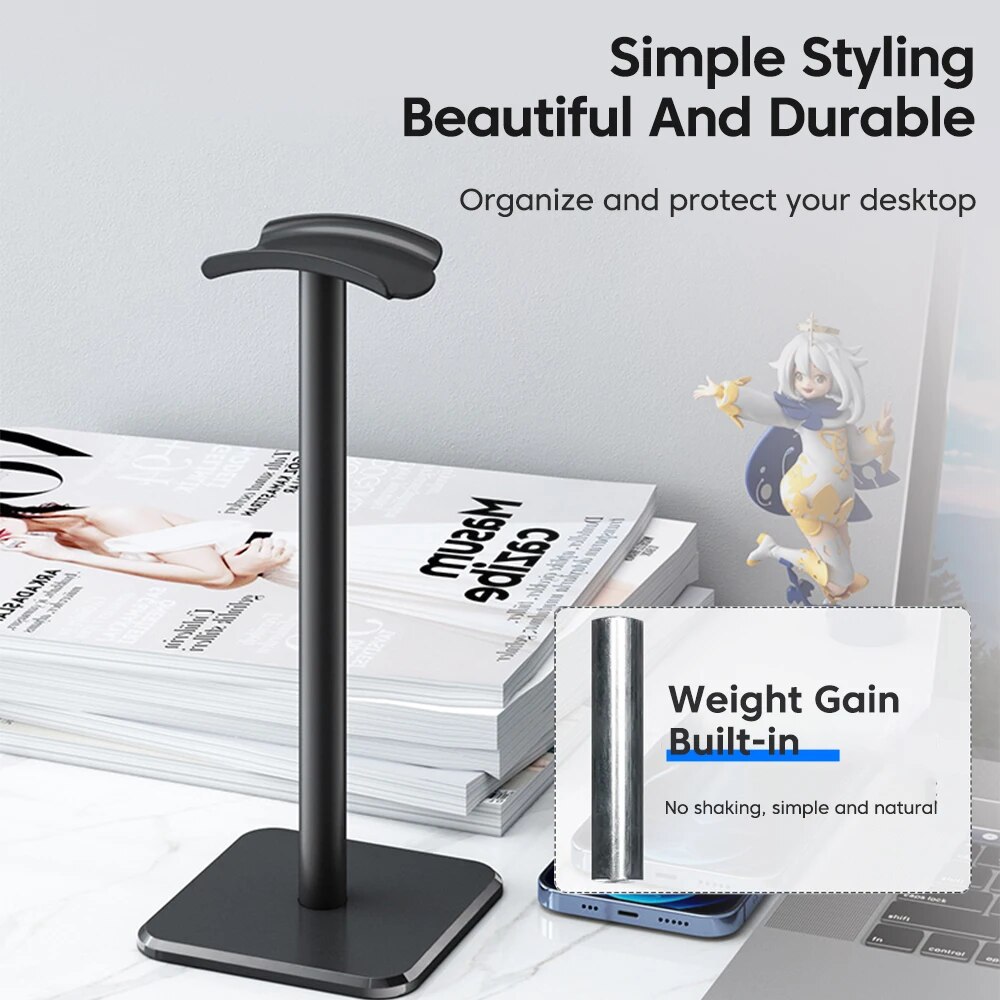 Universele hoofdtelefoonstanda - Headphone Stand Desk recensie en prijs