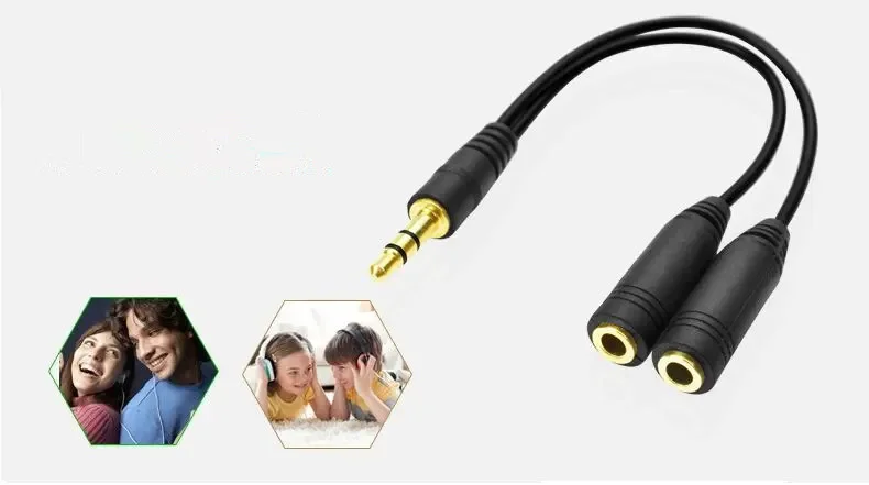 Koptelefoonsplitter, 3,5 mm ve - Earphone Splitter Jack recensie en prijs