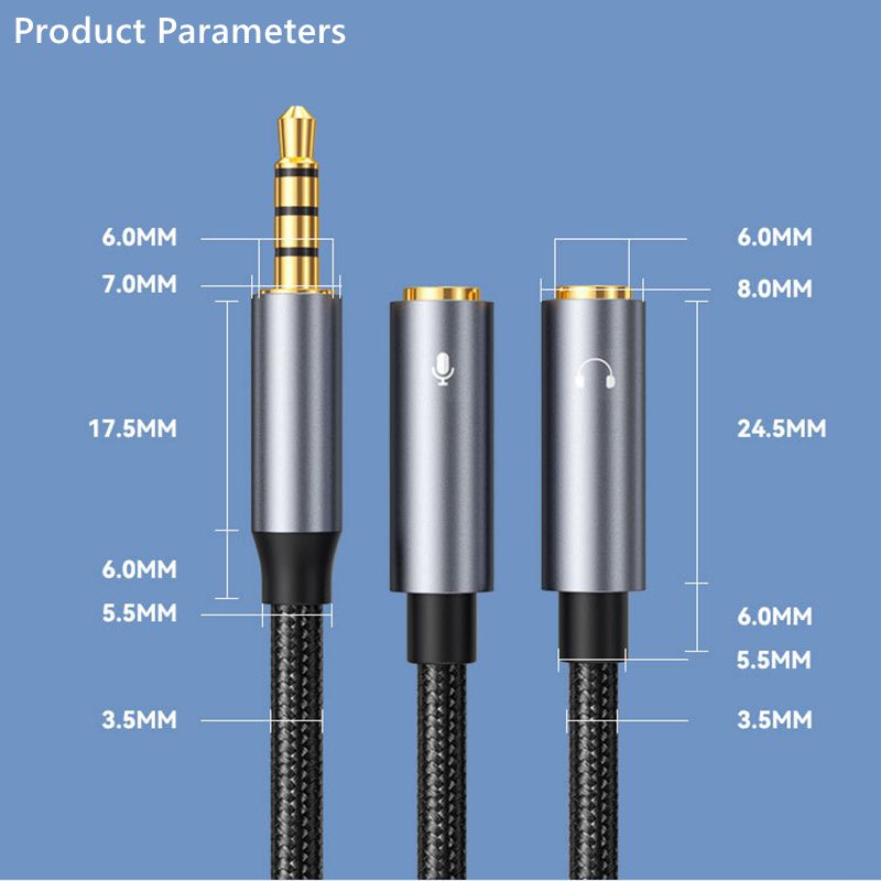 3,5 mm jack aux-audiokabel man - Earphone Splitter Jack recensie en prijs