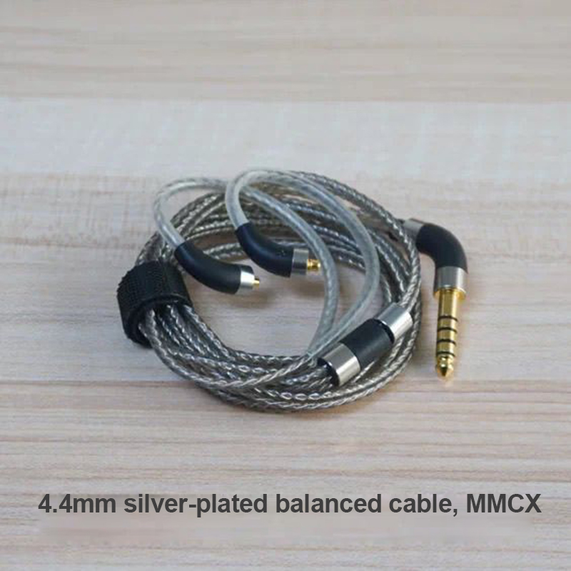 MMCX verzilverde hoofdtelefoon - Audiophile Headphone Wired recensie en prijs